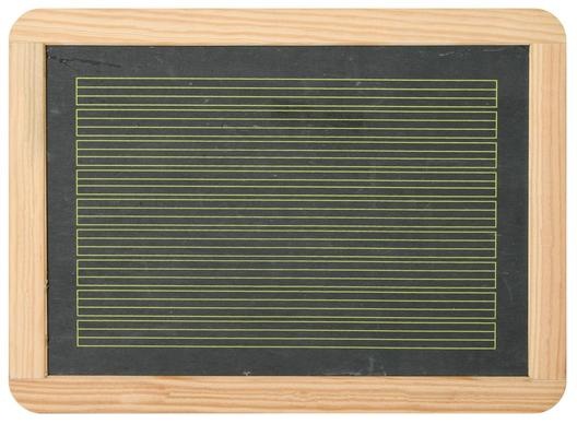 Schiefertafel 29,5 x 21,8 cm mit Zeilen