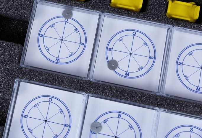 Übungskompass, 4-teilig