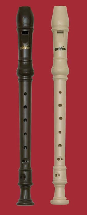 Blockflöte Kunststoff, C-Sopran, braun