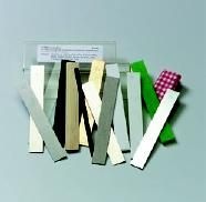 Satz Materialproben (14 Stück)