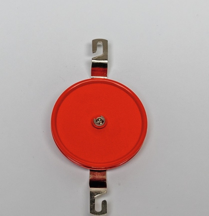 Feste Rolle, 58mm Ø, mit 2 Haken