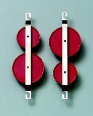 Flaschenzug, zweirollig, Rollen-Ø 43 und 58 mm