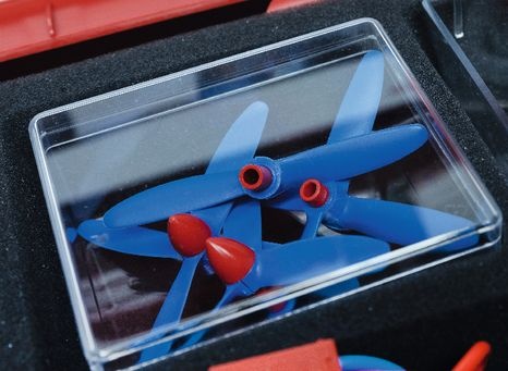 Rotor, mit 2 Blättern und 4 mm Buchse