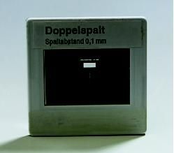 Doppelspalt mit Fenster