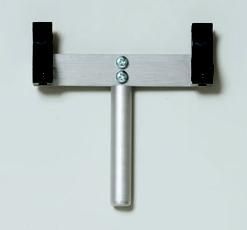 Schirm- und Spiegelhalter mit Stab