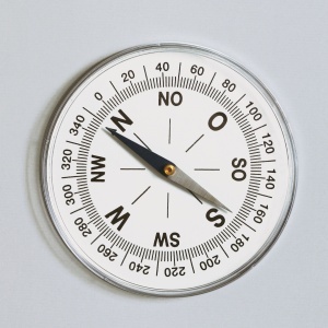 Kompass zur Demonstration