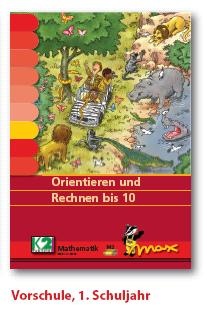 Max Lernkarten,  Orientieren und Rechnen bis 10