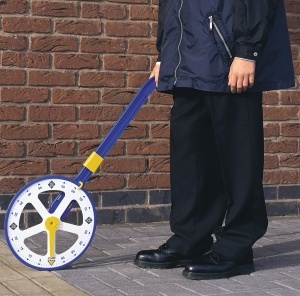 Strecken-Meßrad, Schul-Rolltacho mit Zählwerk