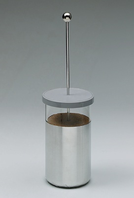 Leidener Flasche mit Stab mit Konduktorkugel