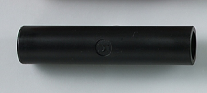 Kupplungsbuchsen, 6 Stück, Isolierhülse rot