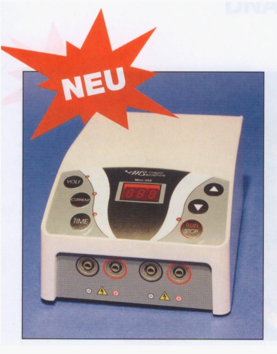 Elektrophorese Stabilisiertes Netzgerät Mini Pro 300 V Power Supply Elektrophorese Stabilisiertes Netzgerät Mini Pro 300 V Power Supply