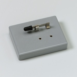 Hebelschalter, einpolig, auf Sockel