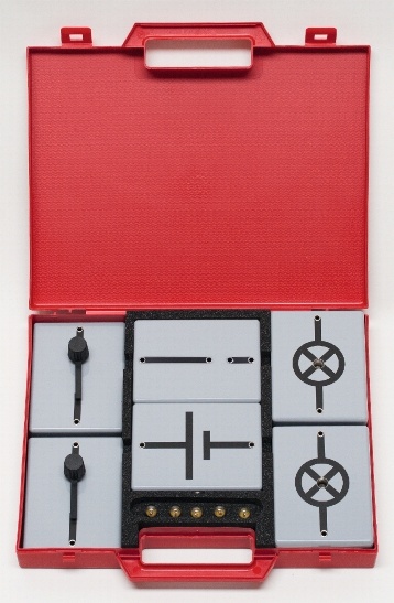 Schülerset Elektrische Grundschaltungen mit Sockelbausteinen