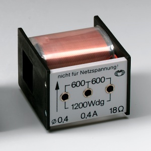 Spule mit 1200 Windungen zu U-Kern mit I-Kern (54092gam)