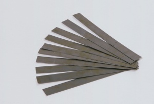 Eisenblechstreifen  (10 Stück)