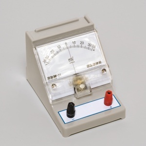 Schülergalvanometer, mV-Skala, im Pultgehäuse Schülergalvanometer, mV-Skala, im Pultgehäuse