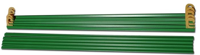 Satz Bilderleisten mit Aufhängern für 5 Bildtafeln, 1m lang Satz Bilderleisten mit Aufhängern für 5 Bildtafeln, 1m lang