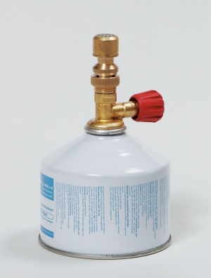 Bunsenbrenner mit Ventil-Gaskartusche