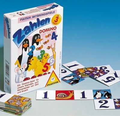 Zahlendomino, Ein Dominospiel für die Kleinsten. Geübt wird das