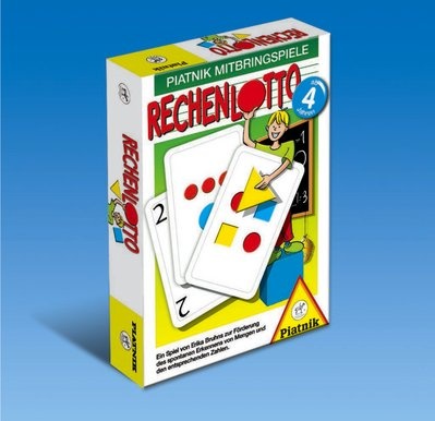 Rechenlotto - Erkennen von Mengen - Lernspiel von Piatnik