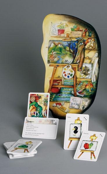 LAUTer Hexerei: Regal und Kartensatz M-P-B (Labiallaute)