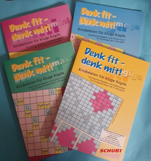 Denk fit - denk mit!  4 Hefte im Set