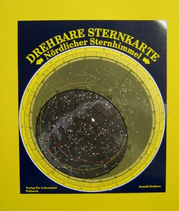 Drehbare Sternkarte Nördlicher Sternhimmel, ohne Planetzeiger