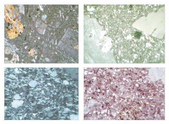 Gesteinsdünnschliffe Serie II, 10 Dauerpräparate