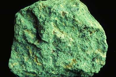 Trachyt, Gesteinsdünnschliff Dauerpräparat