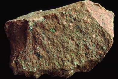 Rhyolit, Gesteinsdünnschliff Dauerpräparat