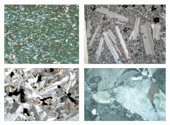 Gesteinsdünnschliffe Serie III, 31 Dauerpräparate