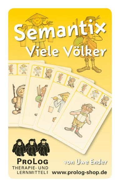 Semantix - Viele Völker, Quartettspiel zur Wortschatzerweiterung