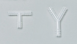 Schlauchverbinder, Ausführung: T-Stück, Material: Glas