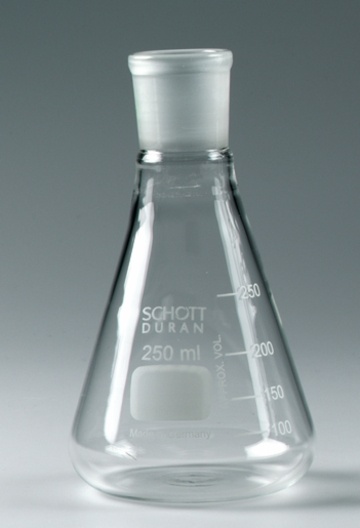 Erlenmeyerkolben,  Normschliff, NS 29, Inhalt: 250 ml