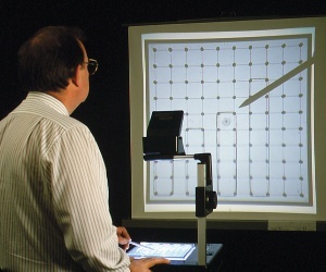 Geobrett 10x10 Stifte, transparent für OHP