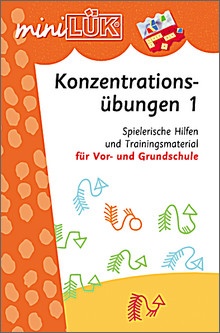 mini-Lük Heft Konzentrationsübungen 1
