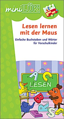 mini-Lük Heft Lesen lernen mit der Maus 1