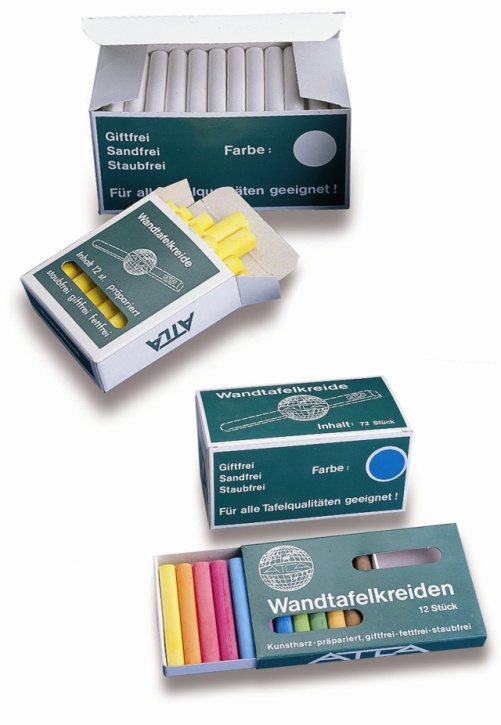 Atla-Kreide, weiß, Gros-Karton, 144 Stück im Karton