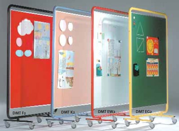 Fahrbare Trennwand mit Tuchoberfläche, Maße, BxH: 131x190 cm Fahrbare Trennwand mit Tuchoberfläche, Maße, BxH: 131x190 cm