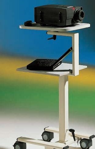 LCD-Projektionswagen DV10E Economic, stufenlos höhenverstellbar