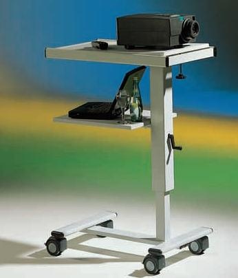 LCD-Projektionswagen DV20, stufenlos höhenverstellbar