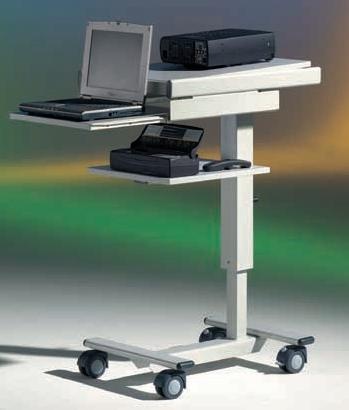 LCD-Projektionswagen DV20VE, stufenlos höhenverstellbar