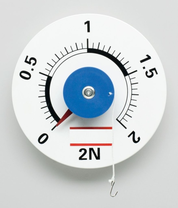 Kraftmesser, 2 N, mit Kreisskala
