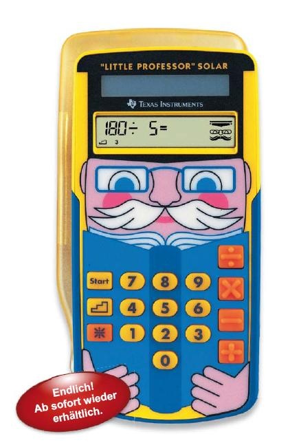 Kopfrechentrainer -- Little Professor --, bis zu 50 000 Aufgaben