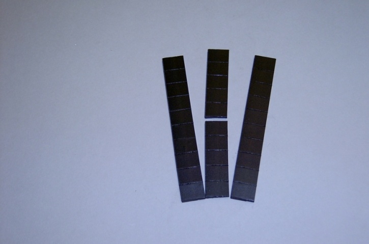 Satz Kippmagnete für Zusatzpläne, schwarz