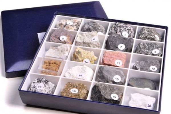 Schülersammlung 20 Gesteine, magmatisch, sedimentär, metamorph Schülersammlung 20 Gesteine, magmatisch, sedimentär, metamorph