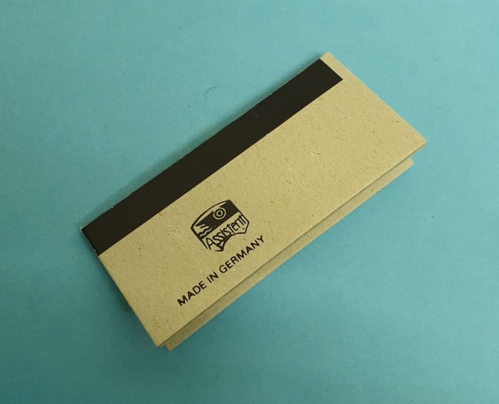 Mappe für 1 Mikropräparat, aus starker Pappe