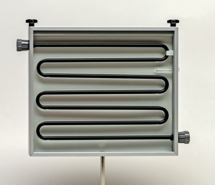 Demonstrations-Sonnenkollektor mit Aufsteller