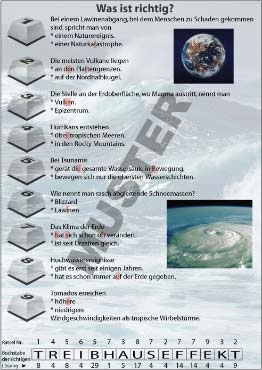 Transparentsatz Rätsel Naturkatastrophen