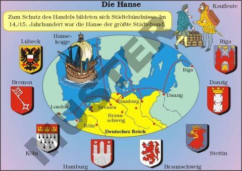 Einzeltransparent Die Hanse